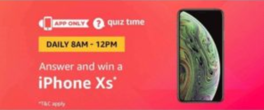 amazon quiz iphone xs quiz