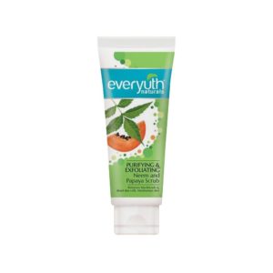 Everyuth Naturals Purifying and Exfoliating Neem Papaya Scrub, 100g