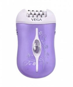 VEGA VHES-01 Cordless Epilator (White, Purple)