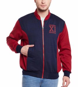 VIMAL Cotton Navy Blue Fullsleeves Sweatshirt for Men