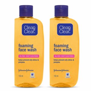 Clean & Clear Foaming Face Wash, 150ml (Pack Of 2)