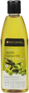 Soulflower Coldpressed Olive Carrier for Skin, Hair Oil