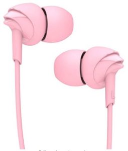 boAt BassHeads 100 Hawk Inspired Earphones with Mic (Taffy Pink)