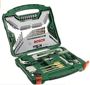 Bosch 2607019331 Titanium Drill and Screwdriver Set (Green and Black, 103-Piece)