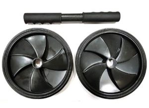 Protoner EXWHEEL Plastic Double Exercise Wheel with Knee Mat