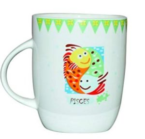 Pyaala Orchid Pisces Milk Mug, 350ml/5.7cm, Multicolour