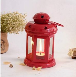 TIED RIBBONS Lantern TeaLight Candle Holder