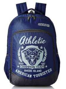 American Tourister 27 Ltrs Blue Casual Backpack