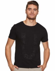 blackberrys Men's Printed Regular Fit T-Shirt