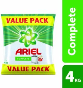 Ariel Complete Detergent Washing Powder - 4Kg Value Pack AT rS 539 ONLY 50 OFF PANTRY