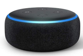 Echo Dot (3rd Gen) – New and improved smart speaker with Alexa (Black)