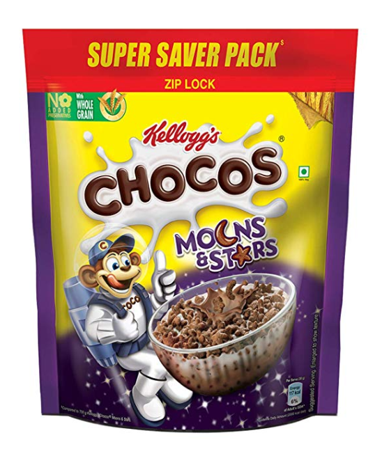 Kellogg's Chocos Moons and Stars 1.2 kg Pouch