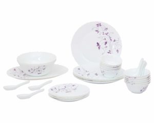 LaOpala Diva Dazzle Purple Dinner Set - 33 Pieces