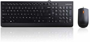 Lenovo 300 Wired Keyboard and Mouse Combo (Black) Rs 599 amazon dealnloot