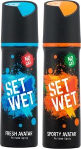 Set Wet Sporty and Fresh Avatar Perfume Body Spray