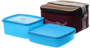 Signoraware Quick Carry Plastic Lunch Box