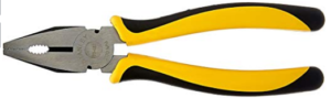 Stanley 70-482 Sturdy Steel Combination 8-Inch Pliers (Yellow and Black)