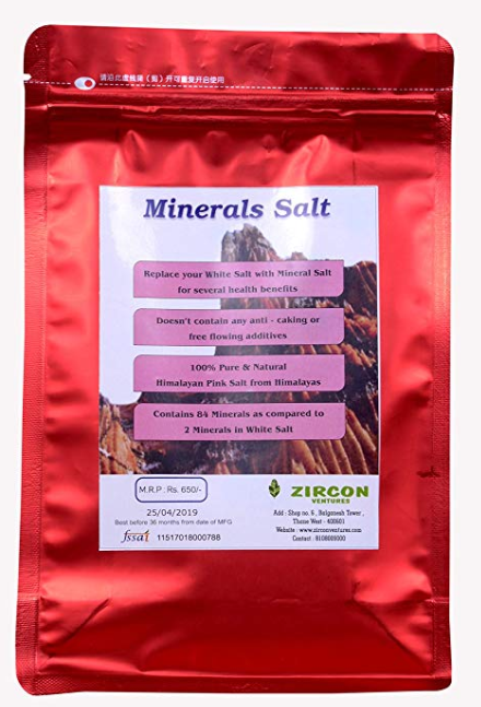 VIGOUR Mineral Salt for Cooking & Culinary - 100% Natural (500gms)