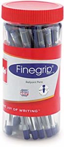 Cello Finegrip Ball Pen - 25 pens Jar (Blue) Rs 105 amazon dealnloot