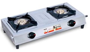 Inalsa Excel Stainless Steel 2 Burner Gas Stove