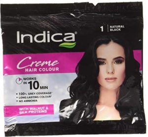 Indica Crème Hair Color Natural Black, 40ml