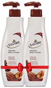 Santoor Cocoa Perfumed Body Lotion 250ml (Buy 1 Get 1 Free) rs 120 only amazon