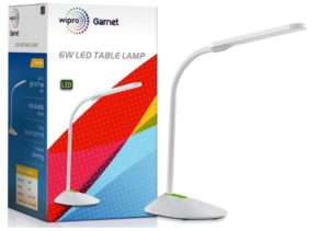 Wipro Garnet 6W LED Table lamp-3 Grade dimming and Color Changing