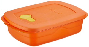 Cello Max Fresh Plastic Microwave Cum Fridge Container, 1.4 litres, Peach