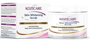 Kozicare Skin Whitening Scrub Deep Cleansing & Exfoliating Formula Enriched With Kojic Acid & Glutathione 100 gm