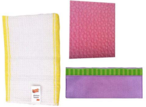 Scotch-Brite 8 Piece Wipe Combo (3 Kitchen towels, 3 Sponge wipes & 2 Kitchen scrub clothes)