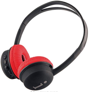 iBall Kids Star Kids Safe Stereo Bluetooth Headset with Mic-Black and Red