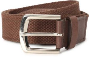 Men Casual Brown Genuine Leather Belt