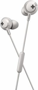 Philips Bass+ SHE4305 Headphones with Mic (White)