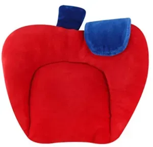 Littly Mustard Seeds Baby Pillow, Apple, Red