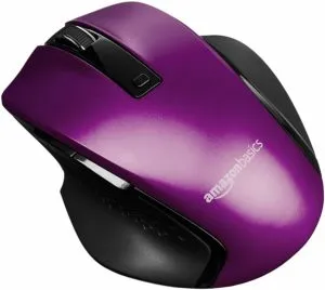 AmazonBasics Compact Ergonomic Wireless PC Mouse