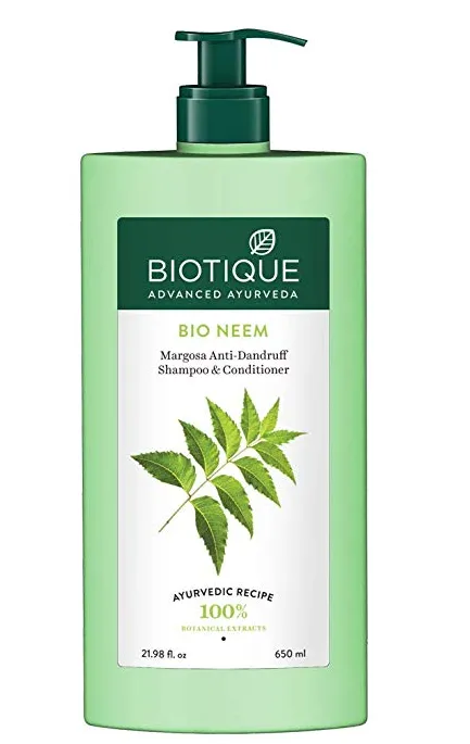 Biotique Bio Neem Margosa Anti Dandruff Shampoo & Conditioner, 650 ml