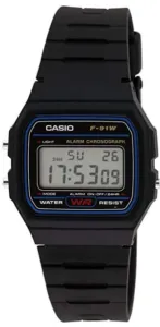 Casio Vintage Series Digital Black Small Dial Men's Watch - F-91W-1DG (D002)