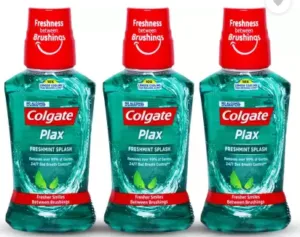 Colgate Plax - Fresh Mint ( Pack of 3 )  (750 ml)