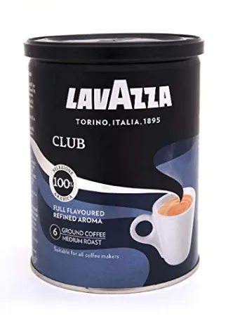 Lavazza Club Italy's Favourite Ground Coffee, 100% Premium Arabica, 250g