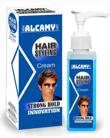 Alcamy Strong Hold Hair Style Cream Hair Cream  (100 g)