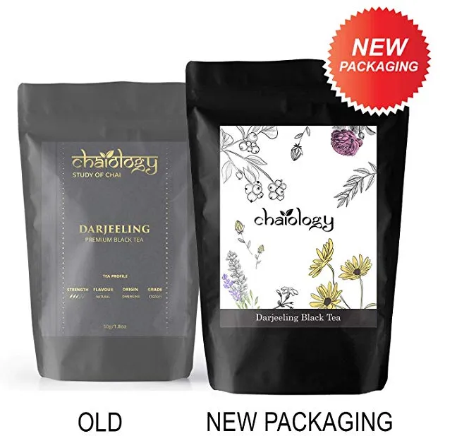 Chaiology Darjeeling Whole Leaf Black Tea, 50g (25 Cups)