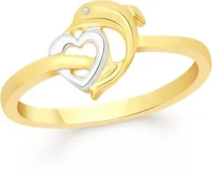 VK Jewels Dolphine With Heart Alloy Cubic Rs 75 flipkart dealnloot