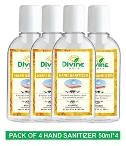 Divine India Hand Sanitiser 50 ml Pack Rs 100 amazon dealnloot