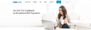 flat Rs 50 cashback on broadband bill payments