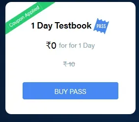 Get 1 Day Testbook pass for free