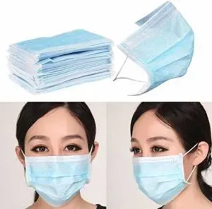 UNIK BRAND™ Nose Mask-3ply Disposable Mouth Masks 20pcs Nose Mask Dust Mask Pollution Mask