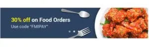 30% off on food order from Freshmenu