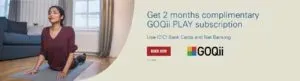 complementary 2 month Goqii play subscription with ICICI Bank Credit and Debit Cards at Goqii