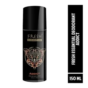 Fresh Essential Gas Deodorant Addict 150 ml Rs 70 amazon dealnloot