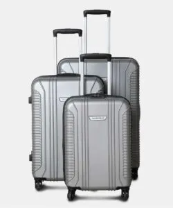 Metronaut S02-3 COMBO SET (28+24+20) Cabin & Check-in Luggage - 75 cm  (Silver) at Rs 5599